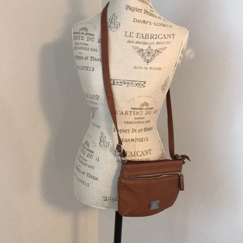 S&CO brown shoulder bag